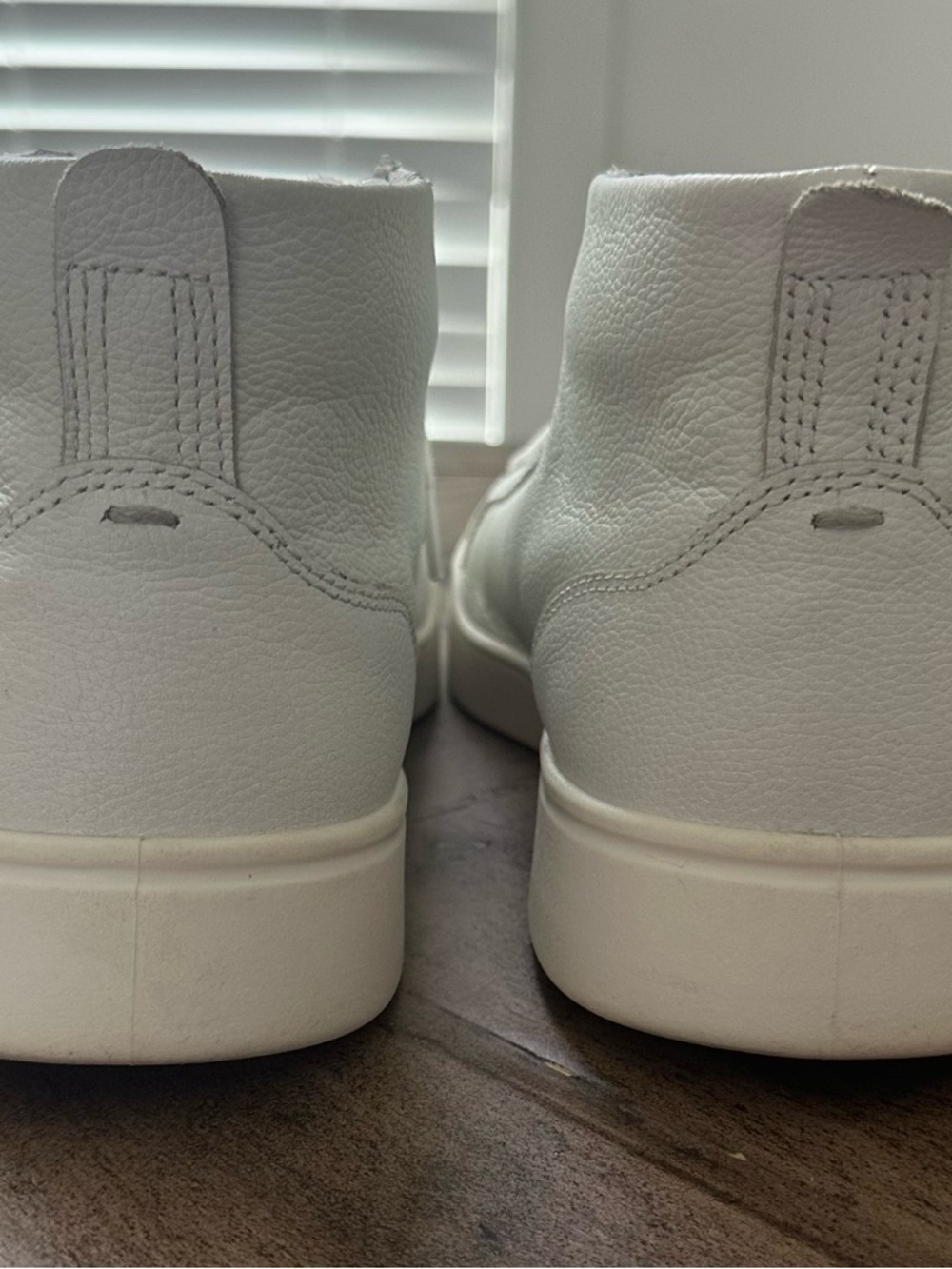 Men’s Cole Haan - Minimalist White Leather High-Top Sneakers - size 11.5 - Picture 4 of 8